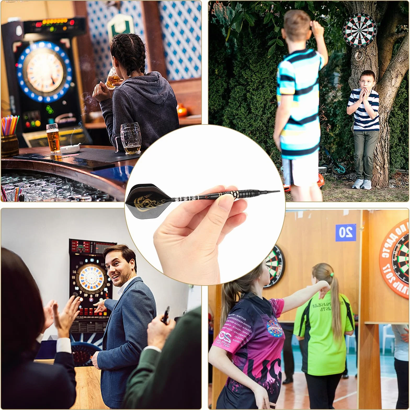 Rzutki do darty Softdart 18 g 3 sztuki elektroniczne z grotami