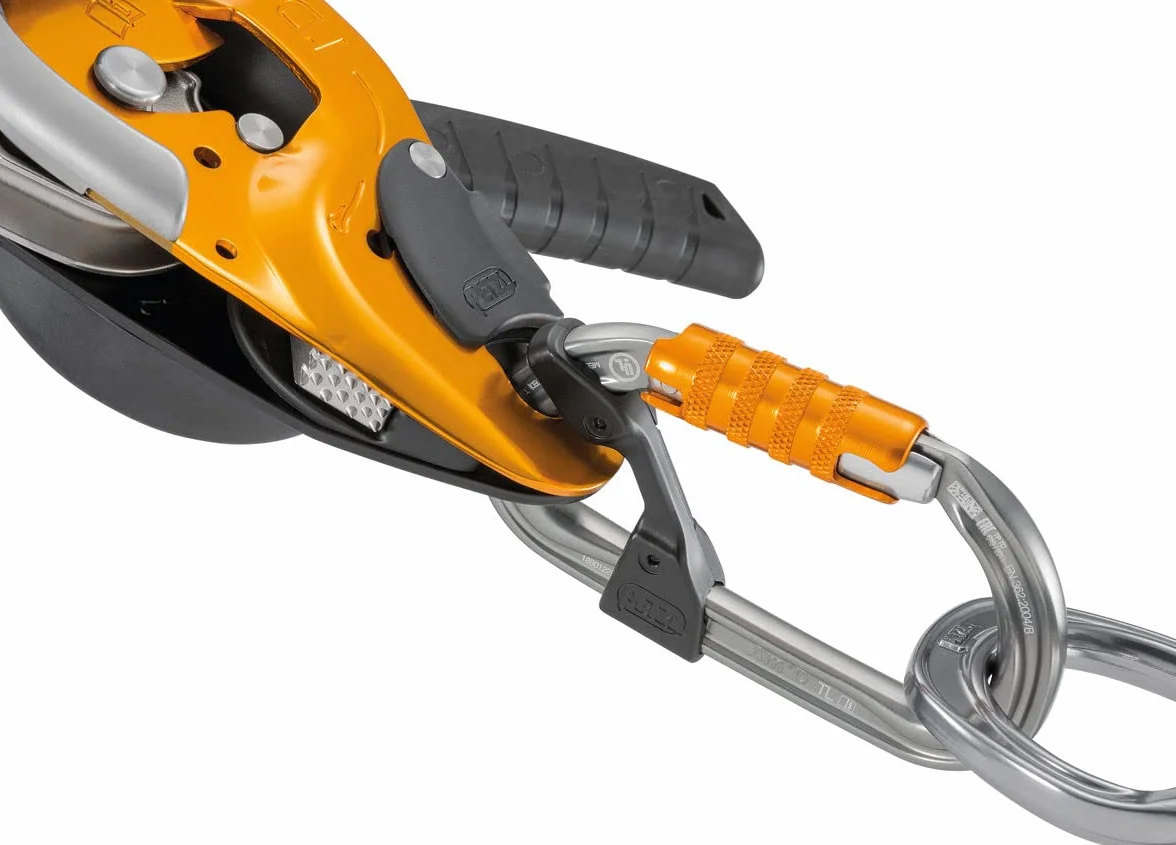 Petzl M34A TL Am'D asymetryczny aluminiowy karabińczyk, rozmiar: Blokada triaktu