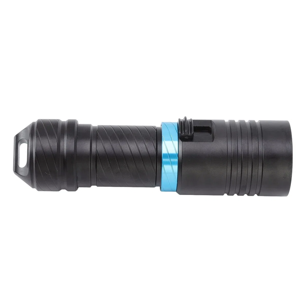 Latarka do Nurkowania LED L2, 5000LM, Wodoodporna IPX8 100m, Bezstopniowe Przyciemnianie, Stop Aluminium, 14cm