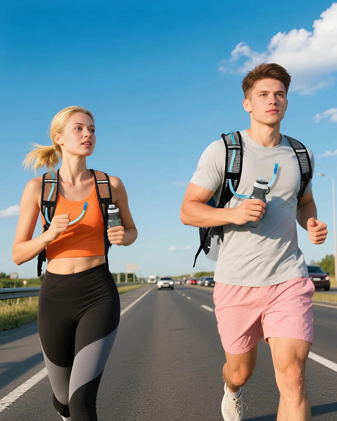 KazaigouPlecak do picia 12 l – rowerowy i narciarski z bukłakiem 2 l i butelką 600 ml, idealny do jazdy na rowerze górskim, bieganiu i jazdy na nartach, regulowany