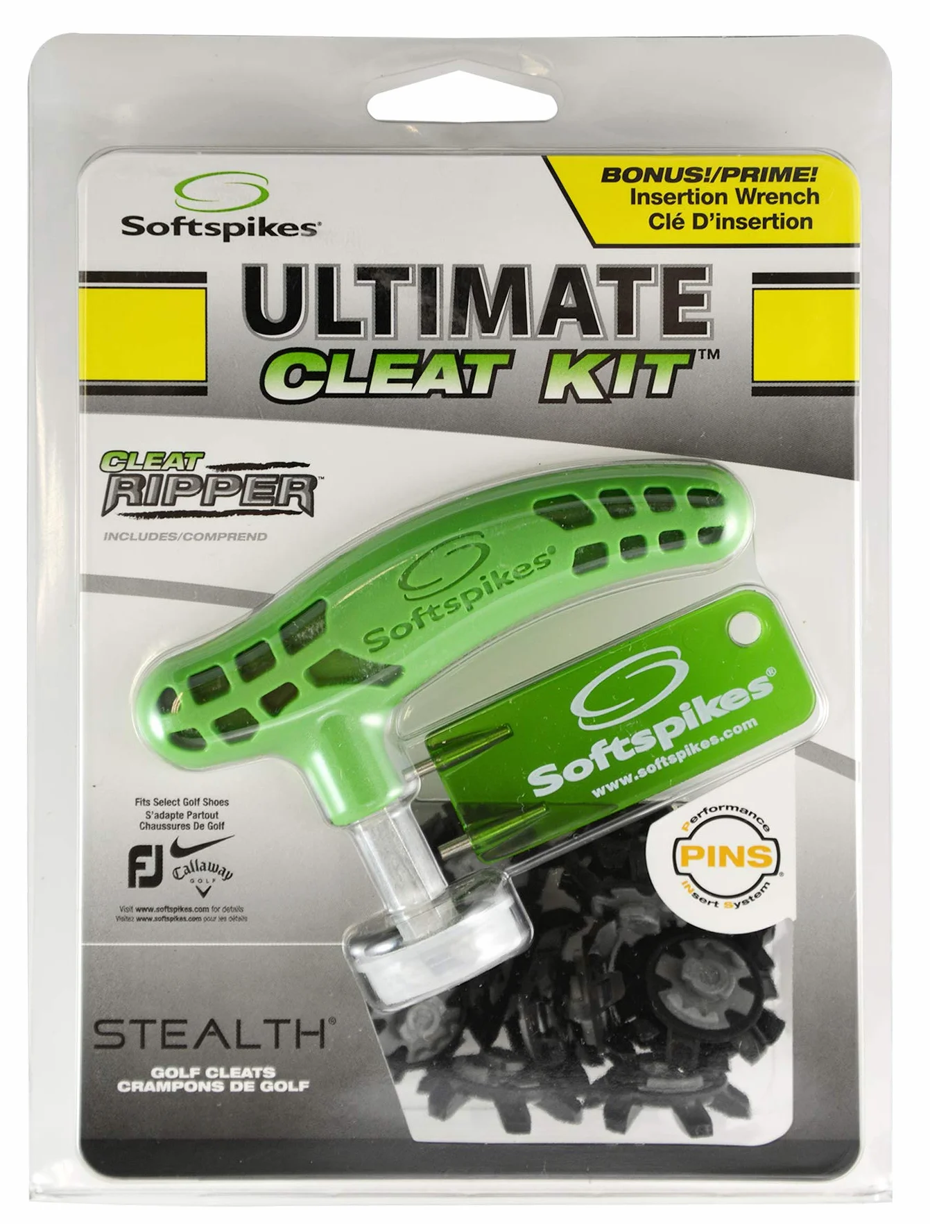 PrideSports Softspikes Ultimate Zestaw kolców, czarny/srebrny, rozmiar S