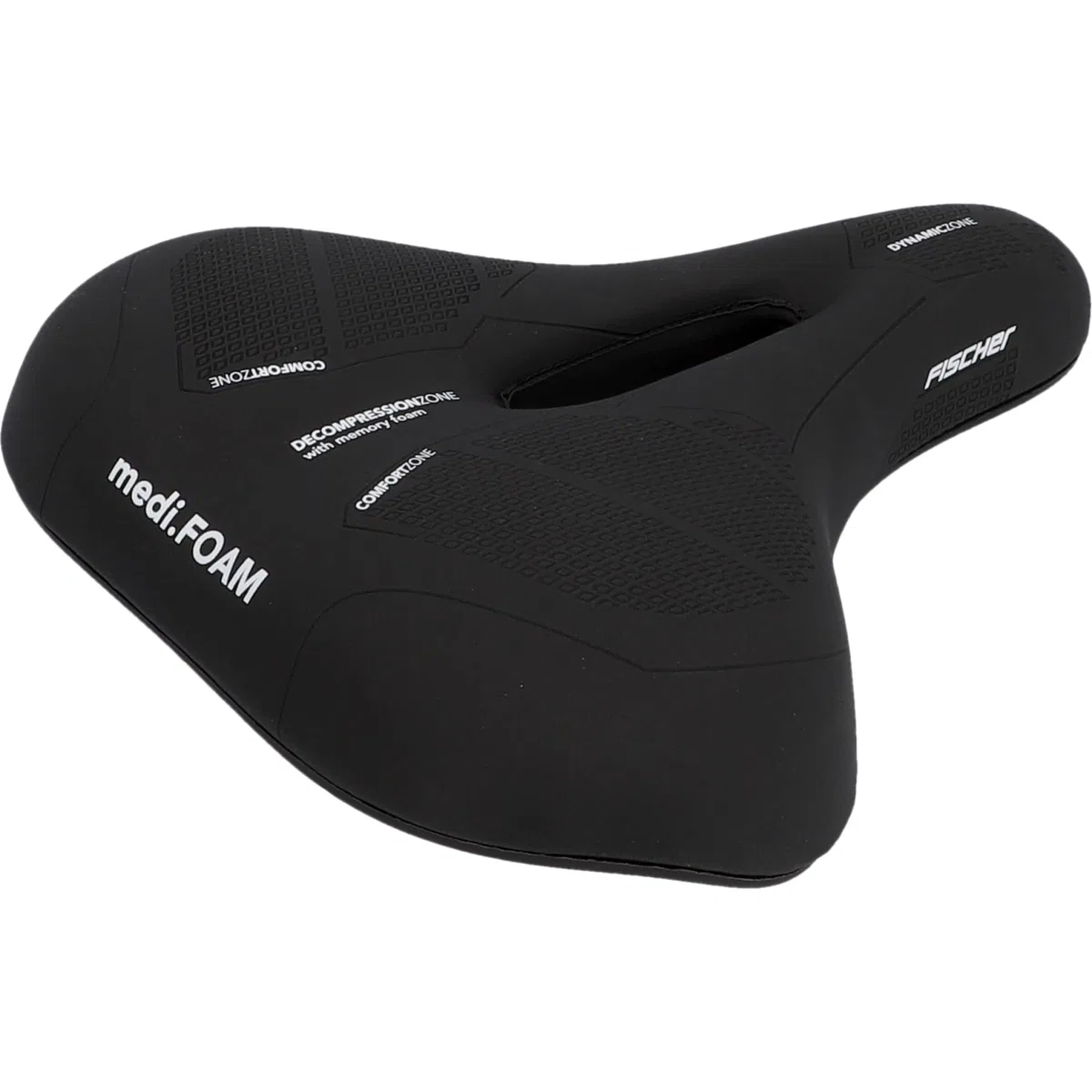 FISCHER Siodełko Memory Foam | odciążenie dzięki wkładce z pianki | City, Trekking i MTB
