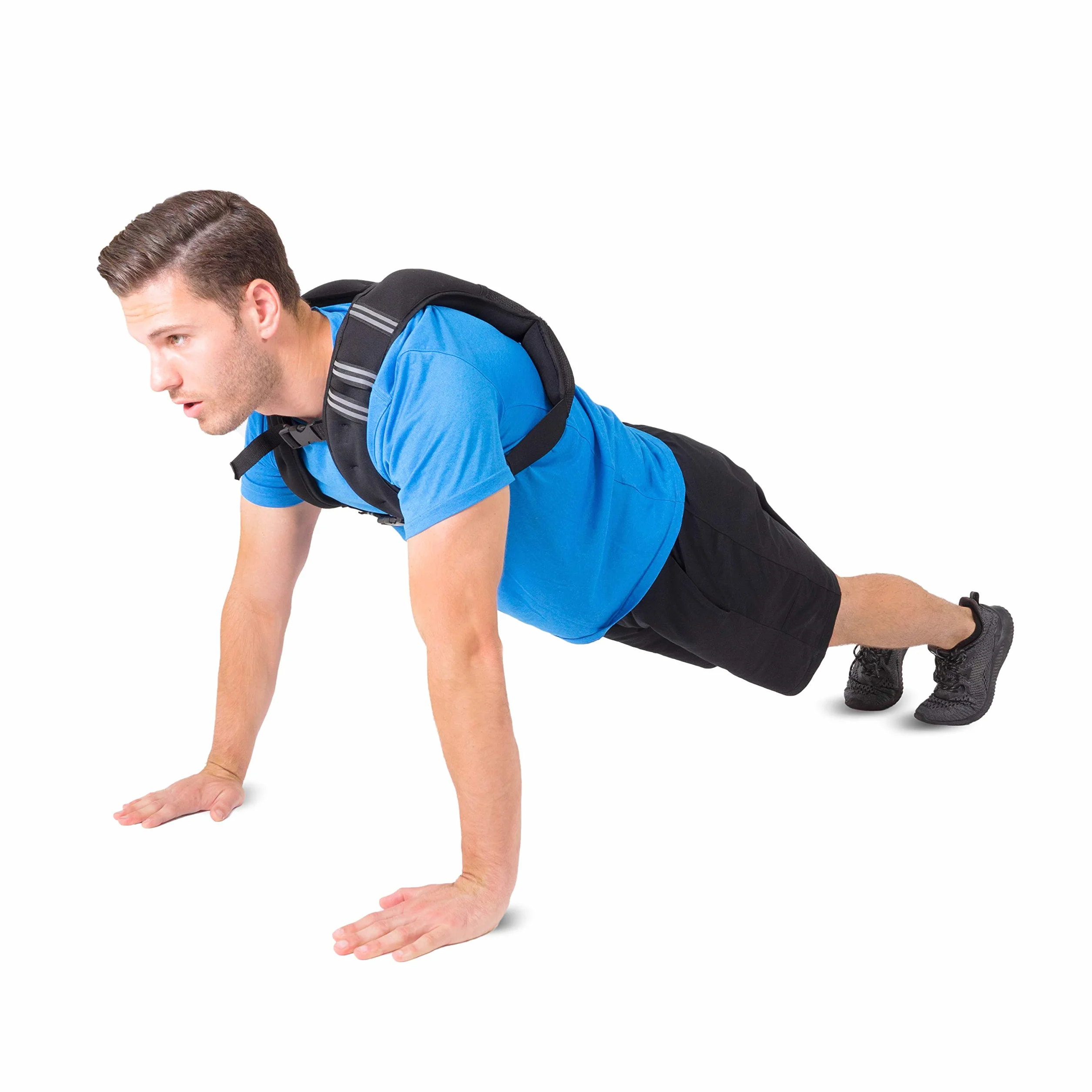 ProsourceFit Kamizelka treningowa obciążeniowa, 9 kg, czarna