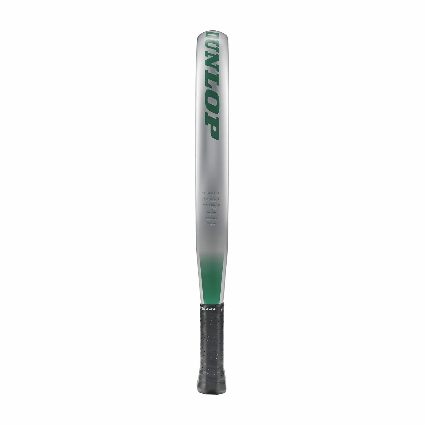 DUNLOP Padel Bat Megamax Silver – okrągła ramka grafitowa – Medium Balance Pro EVA Core – dla początkujących