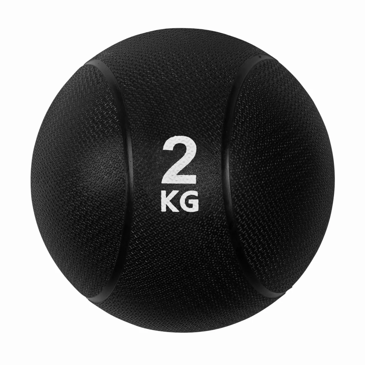 VirtuFit Piłka lekarska Pro - piłka lekarska - 2 kg - guma - czarna