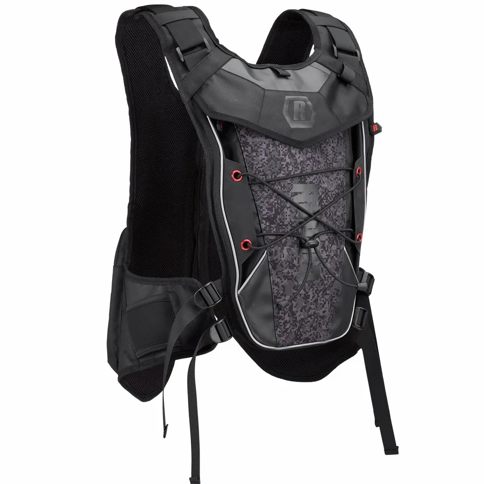 Rapala Unisex Rapala - Vissersvest Urban Vest Pack - z wirugzakiem na akcesoria dotykowe kurtkę, moro czarne, unikalna UE