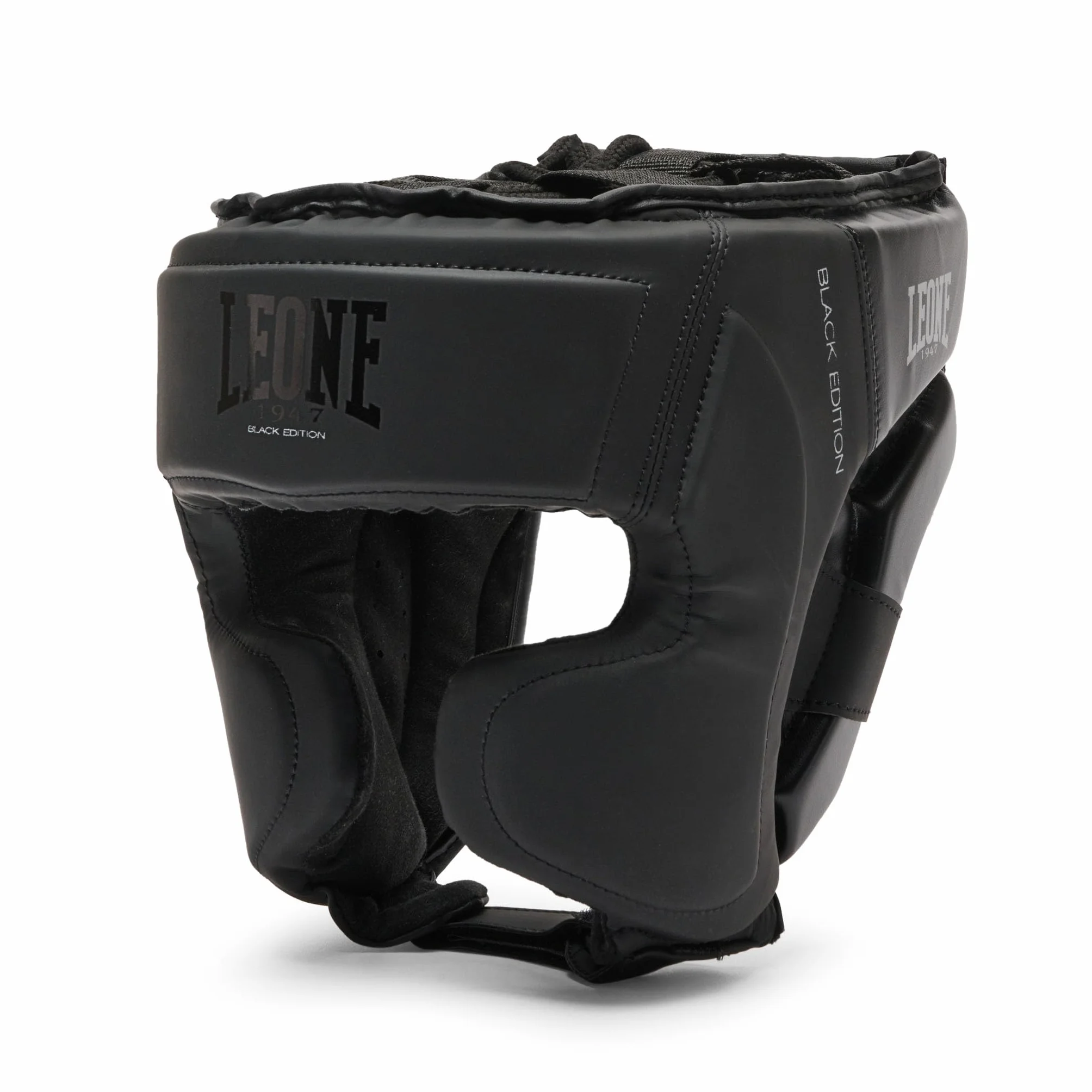 LEONE 1947 Kask treningowy Black Edition dla dorosłych, czarny, L