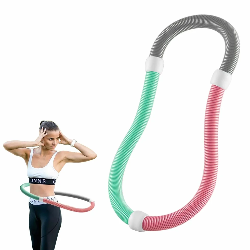 Hoola Hoop obciążona obręcz fitness składana do talii