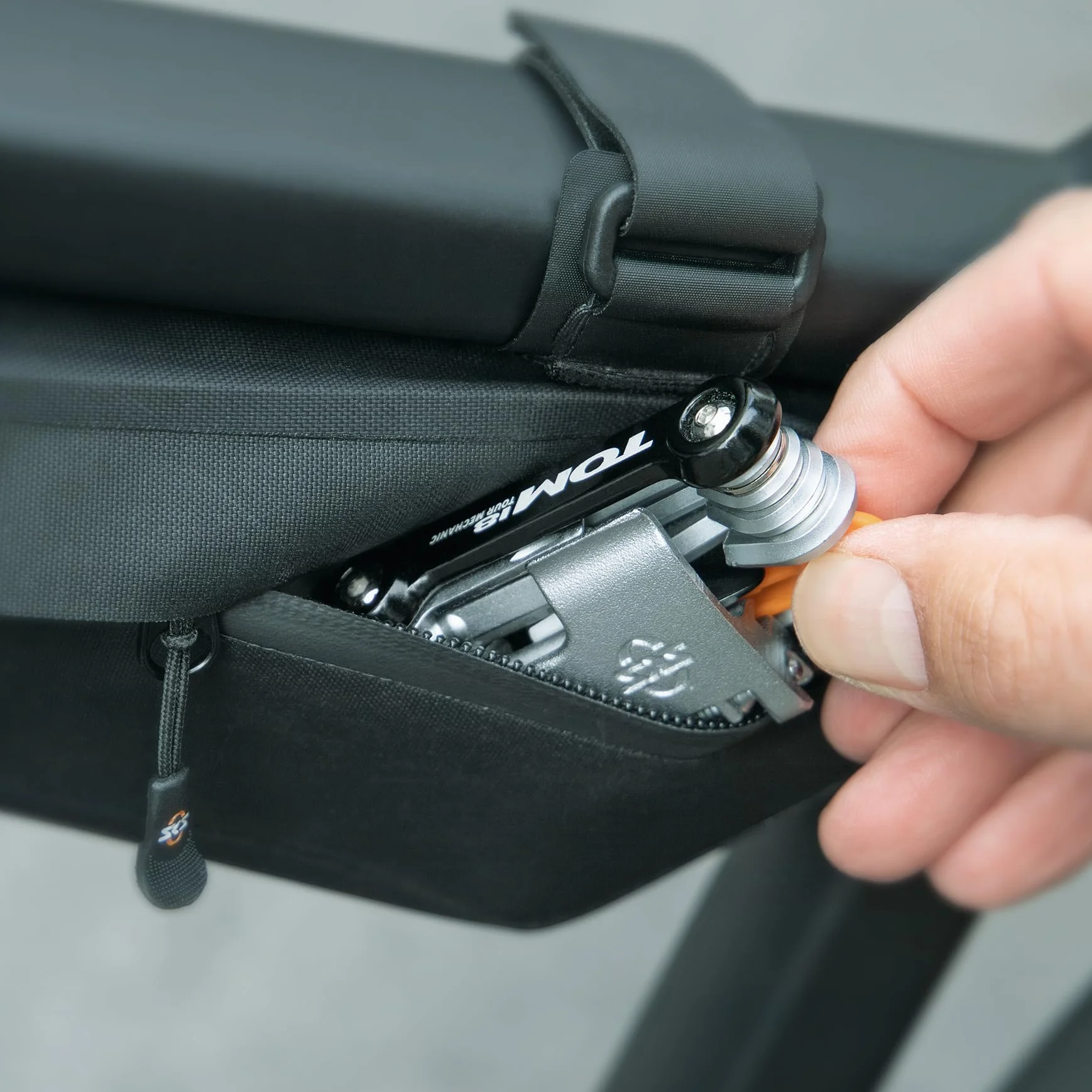 SKS GERMANY Race Frame Bag torba na ramę roweru wodoszczelny poliester czarna