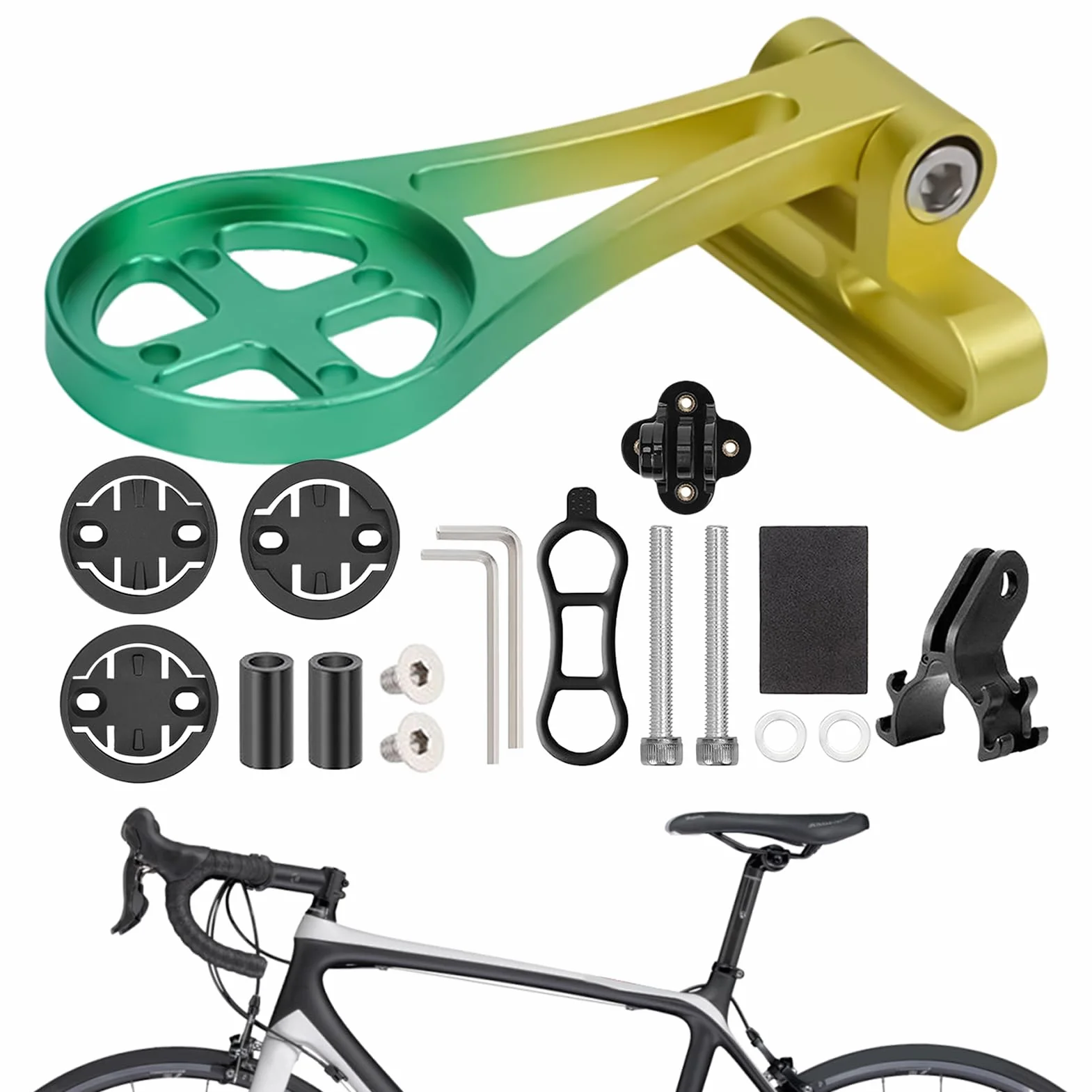 Uchwyt rowerowy Mocowanie kierownicy Regulowany przedłużacz Akcesoria rowerowe