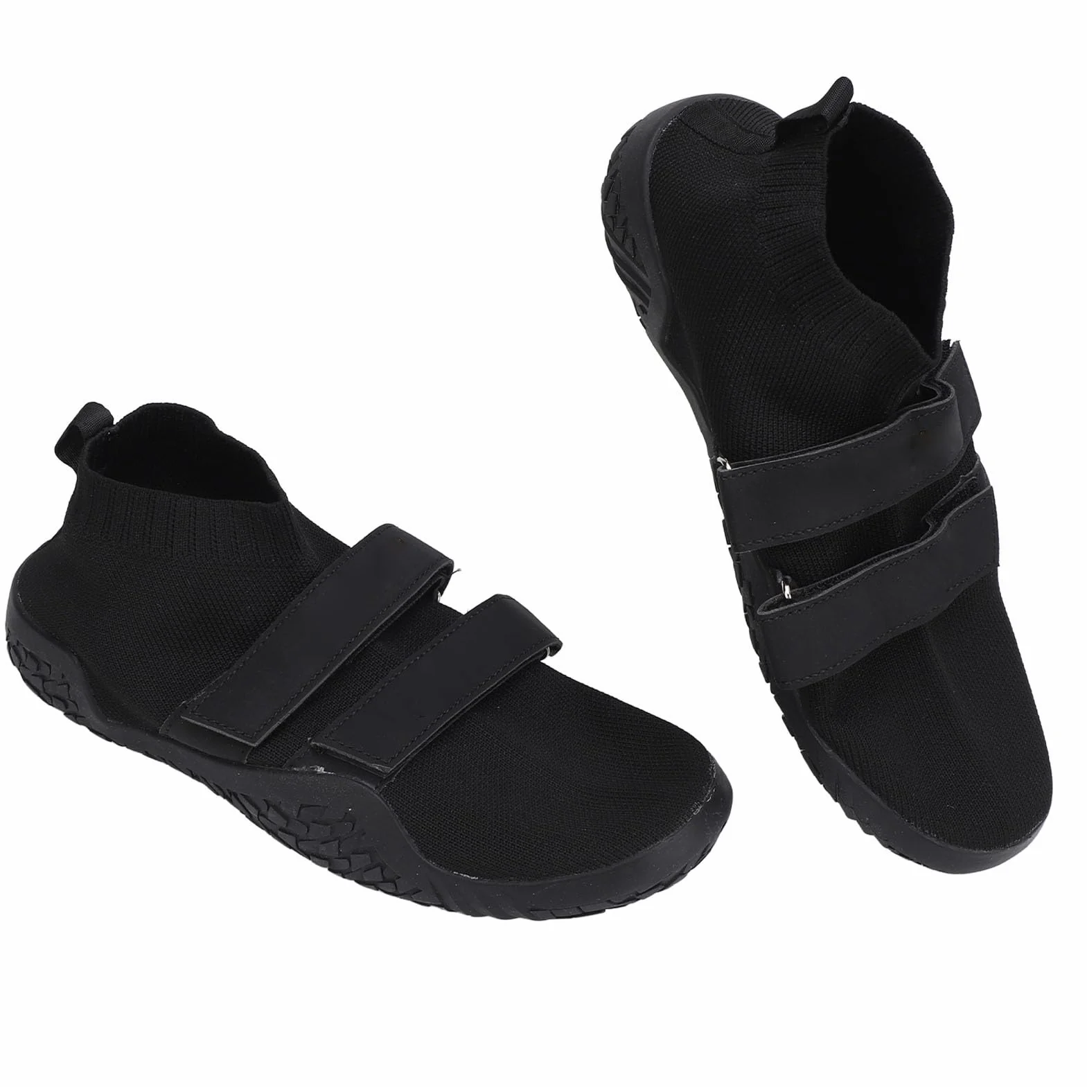 Buty Boso, Wielofunkcyjne Buty do Martwego Ciągu Fitness Lekkie, Wygodne Buty do Podnoszenia Ciężarów Amortyzujące Nylonowe Gumowe Trampki do ćwiczeń Gimnastycznych (40)