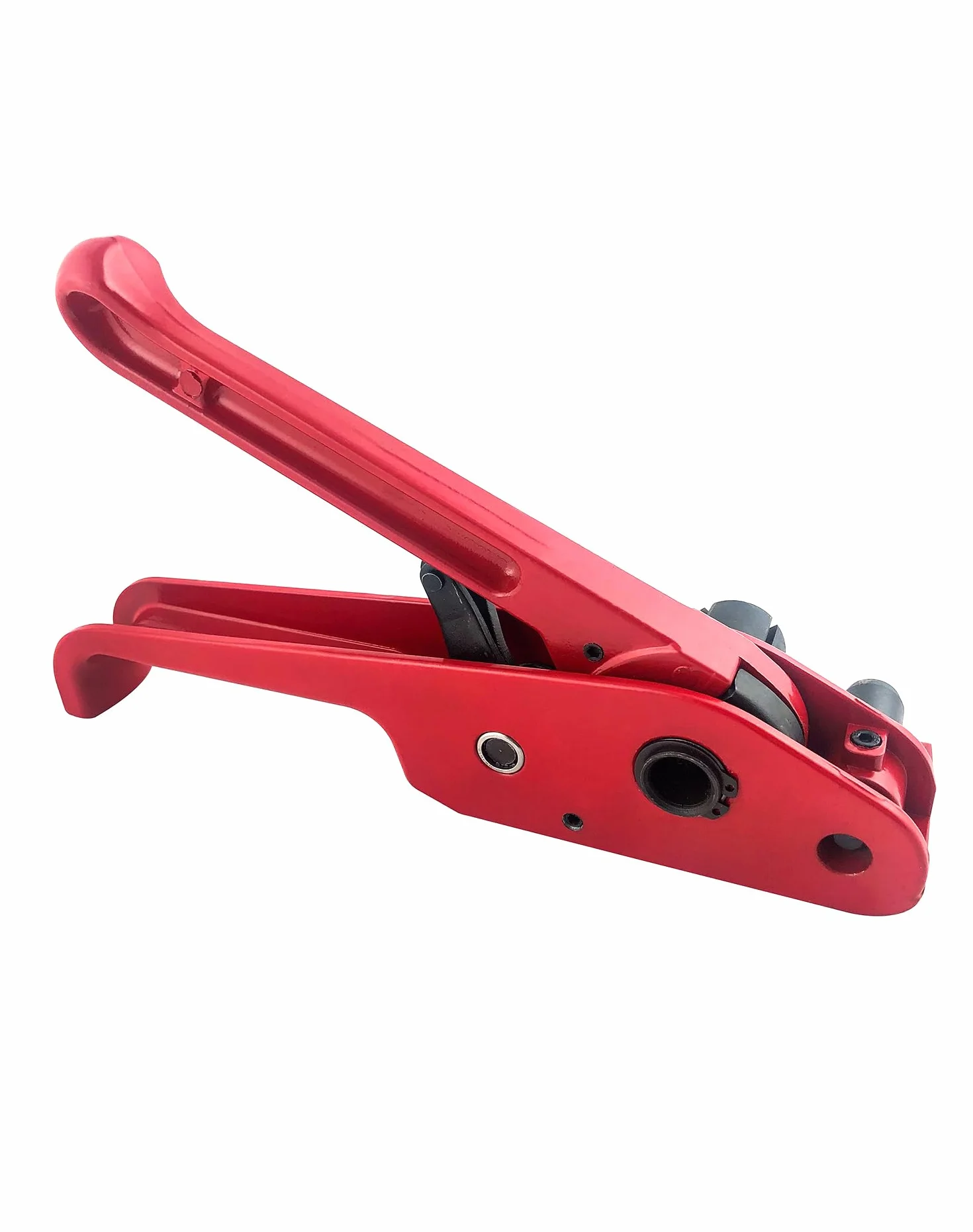 QWORK 2-częściowy ręczny przyrząd do spinania taśmą do plastikowego napinacza PP/PET 13mm-19mm