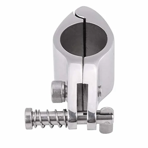 KIMISS Ślizg szczęki ze stali nierdzewnej 7/8" for bimini, morski fitting do łodzi – zawiasowy mechanizm