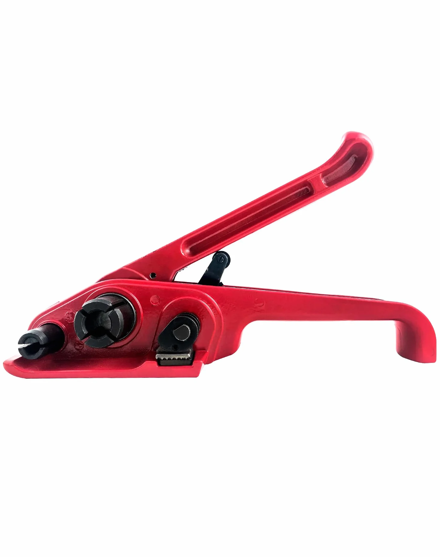 QWORK 2-częściowy ręczny przyrząd do spinania taśmą do plastikowego napinacza PP/PET 13mm-19mm