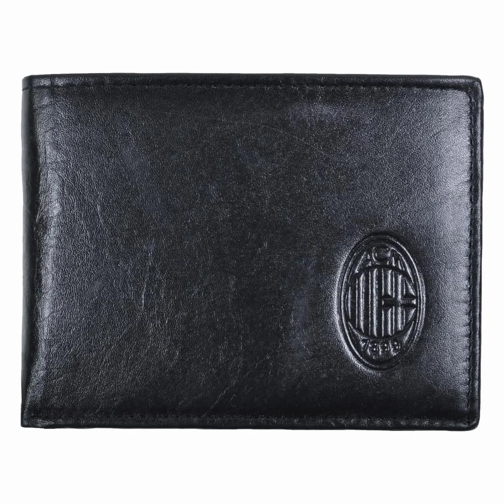 Portfel podróżny Ac Milan 143190, czarny pomarańczowy unisex