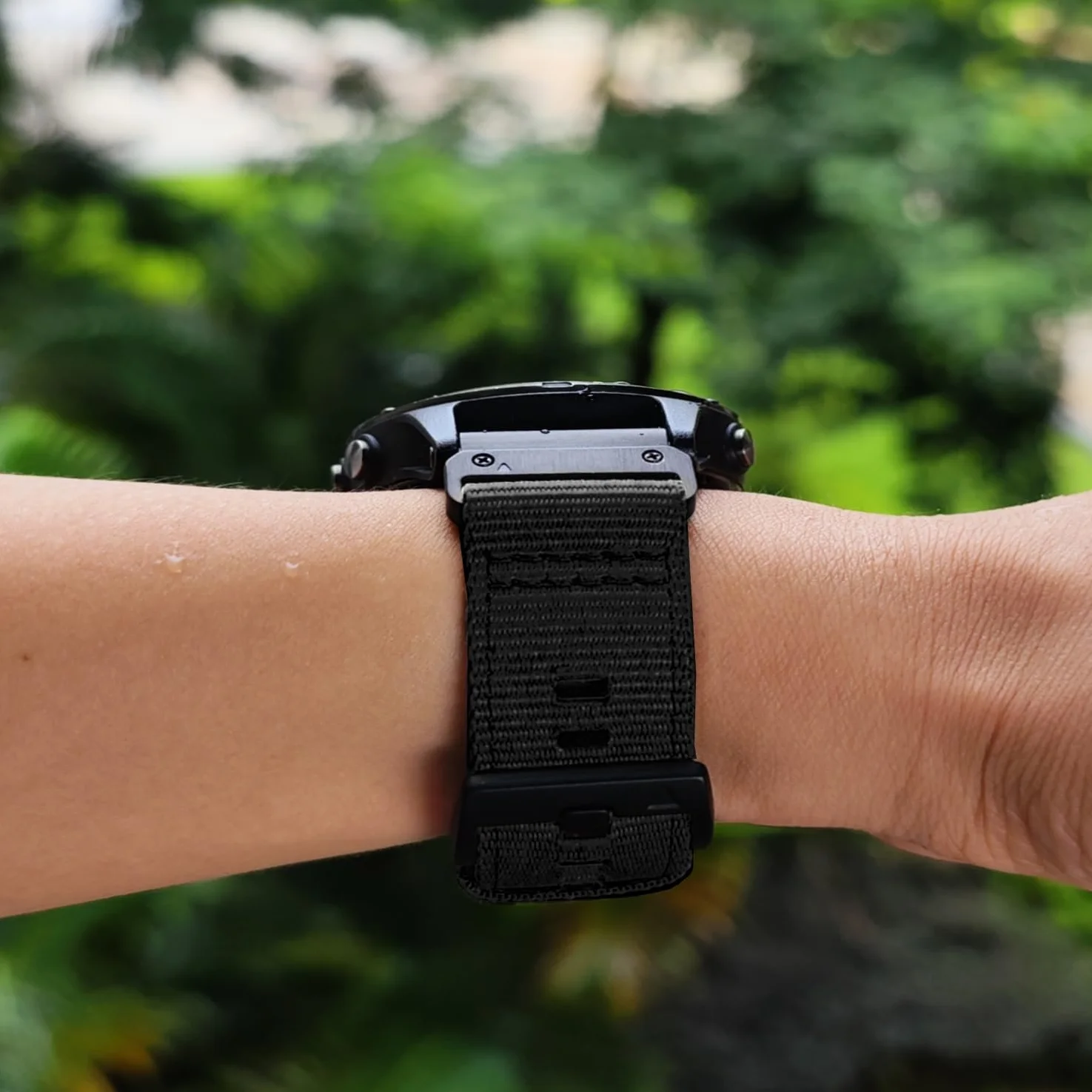 YOOSIDE Wytrzymały nylonowy pasek do zegarka Garmin Fenix 7X / Fenix 6X / Fenix 5X / Enduro, szybkie dopasowanie, 26 mm, regulowany, tkany, nylonowy, sportowa opaska na nadgarstek z zapięciem ze stali