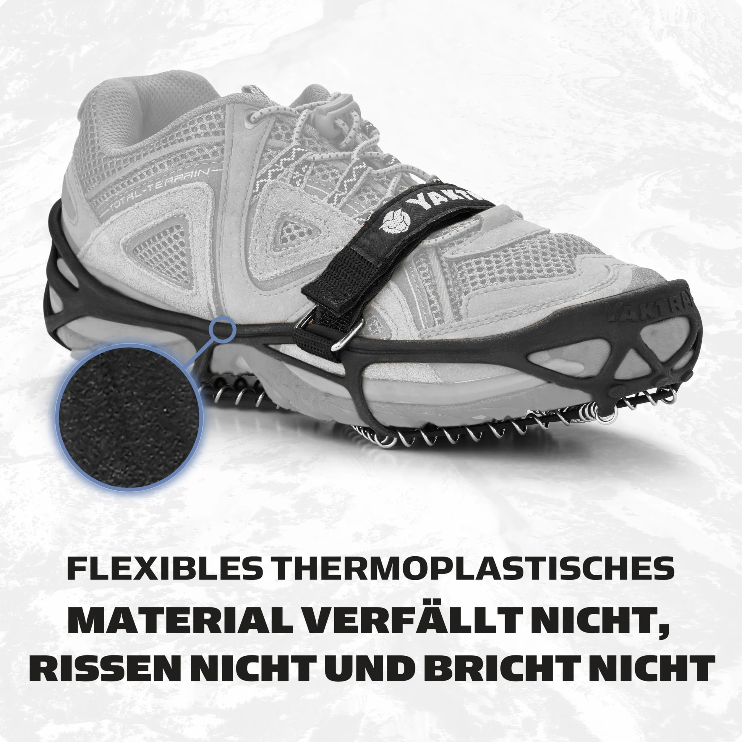 Yaktrax Diamond buty unisex, dla dorosłych, czarne, L