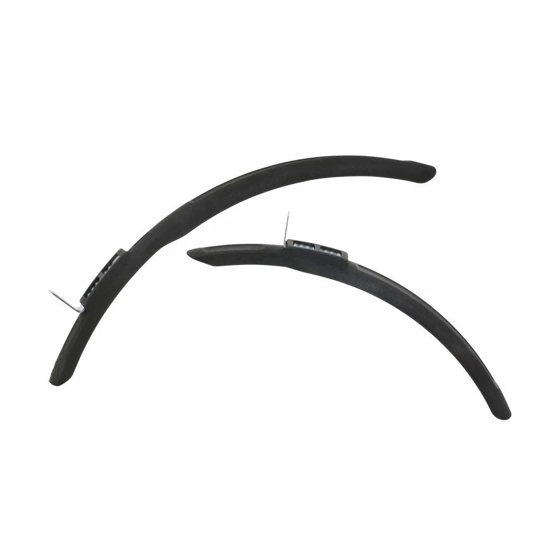 ZEFAL Kid - Zestaw błotników do rowerów dziecięcych z przodu/z tyłu - koła 16"/20" - Czarny