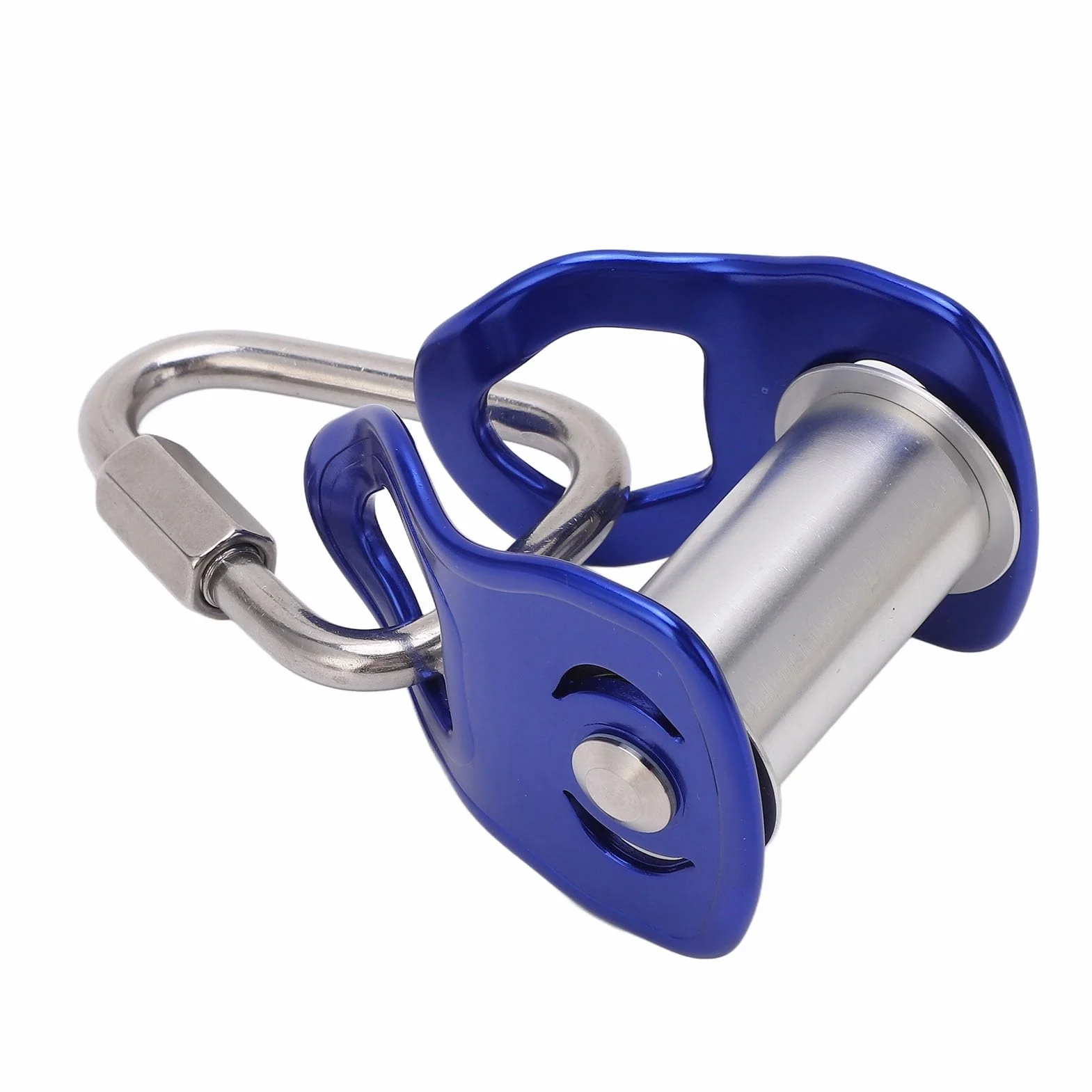 RiToEasysports Kółko do slackline ze stopu aluminium dla dorosłych dzieci, bloczek sportowy Zipline na świeżym powietrzu, łatwe przesuwanie, wszechstronne zastosowanie