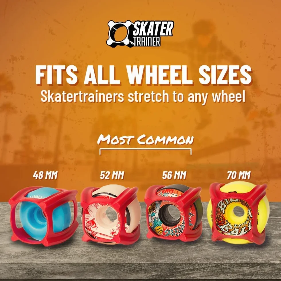 SkaterTrainer 2.0 gumowe akcesoria do jazdy na deskorolce do nauki Ollie i Kickflip