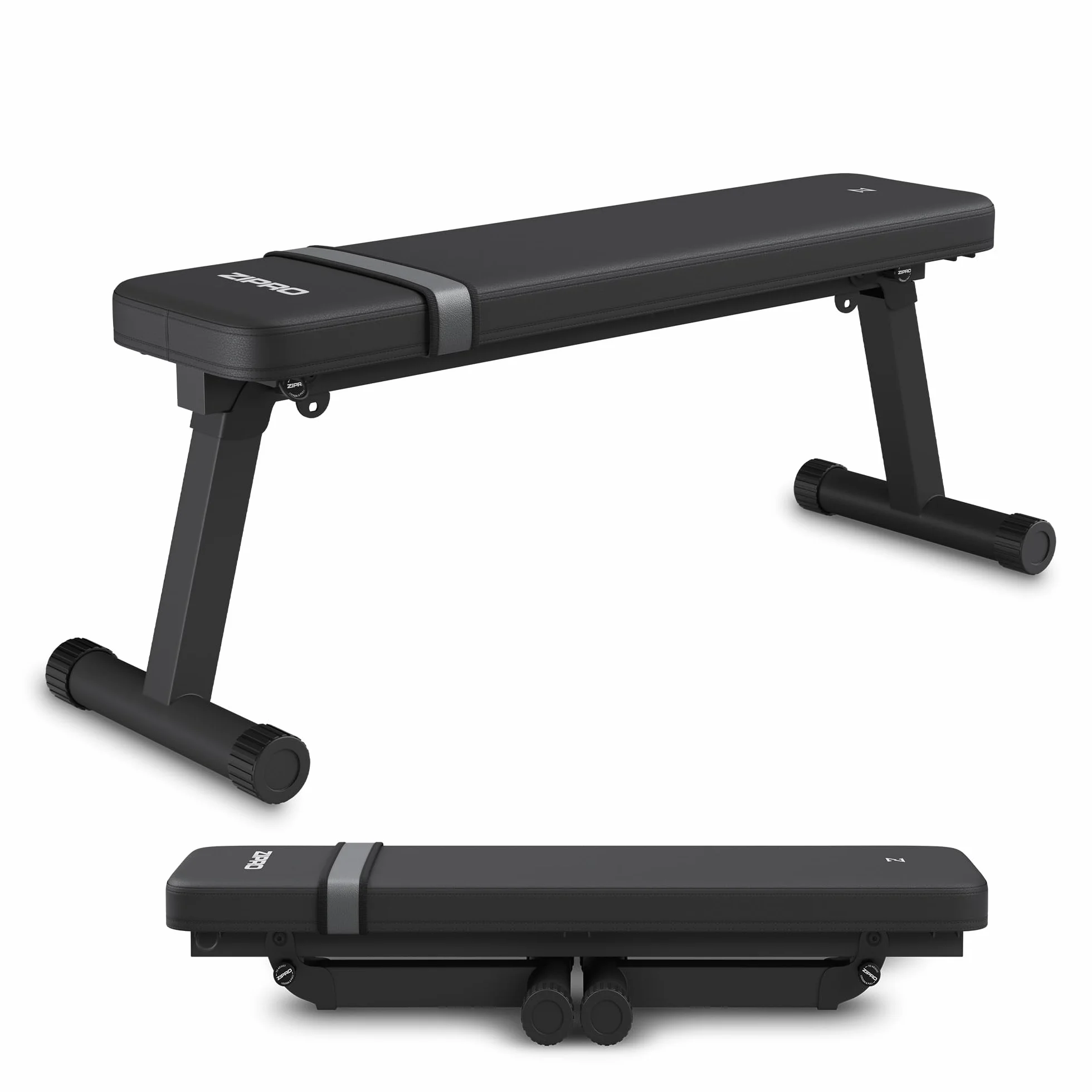 ZIPRO Plank składana ławeczka treningowa, ławka do ćwiczeń – składana ławka do wyciskania i ławeczka do podnoszenia ciężarów do domu – kompaktowa ławeczka do podnoszenia ciężarów, obciążenie 230 kg, z