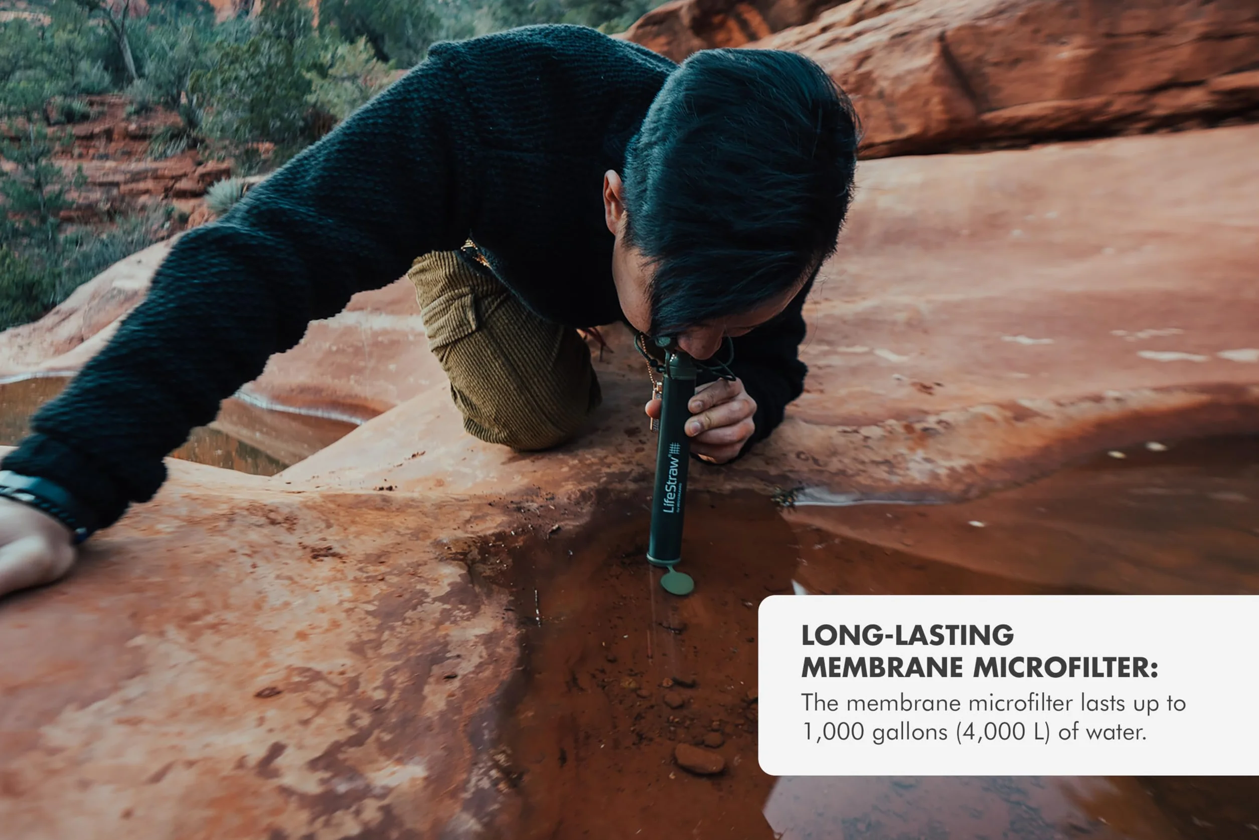 LifeStraw Personal Filtr do Wody Usuwa Bakterie Pierwotniaki Zmętnienie