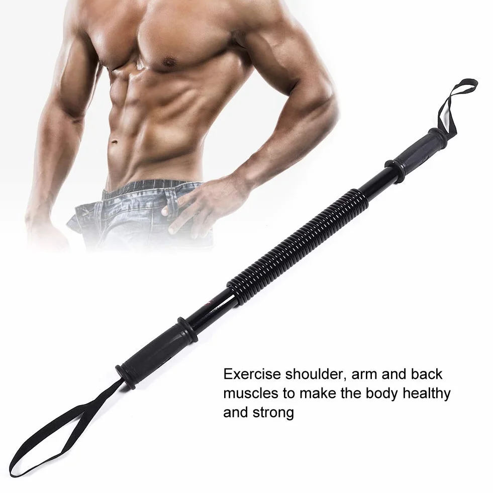 Power Twister Bar 20-60 kg sprężynowy ekspander ramienia ekspander trener do ćwiczenia mięśni ramion