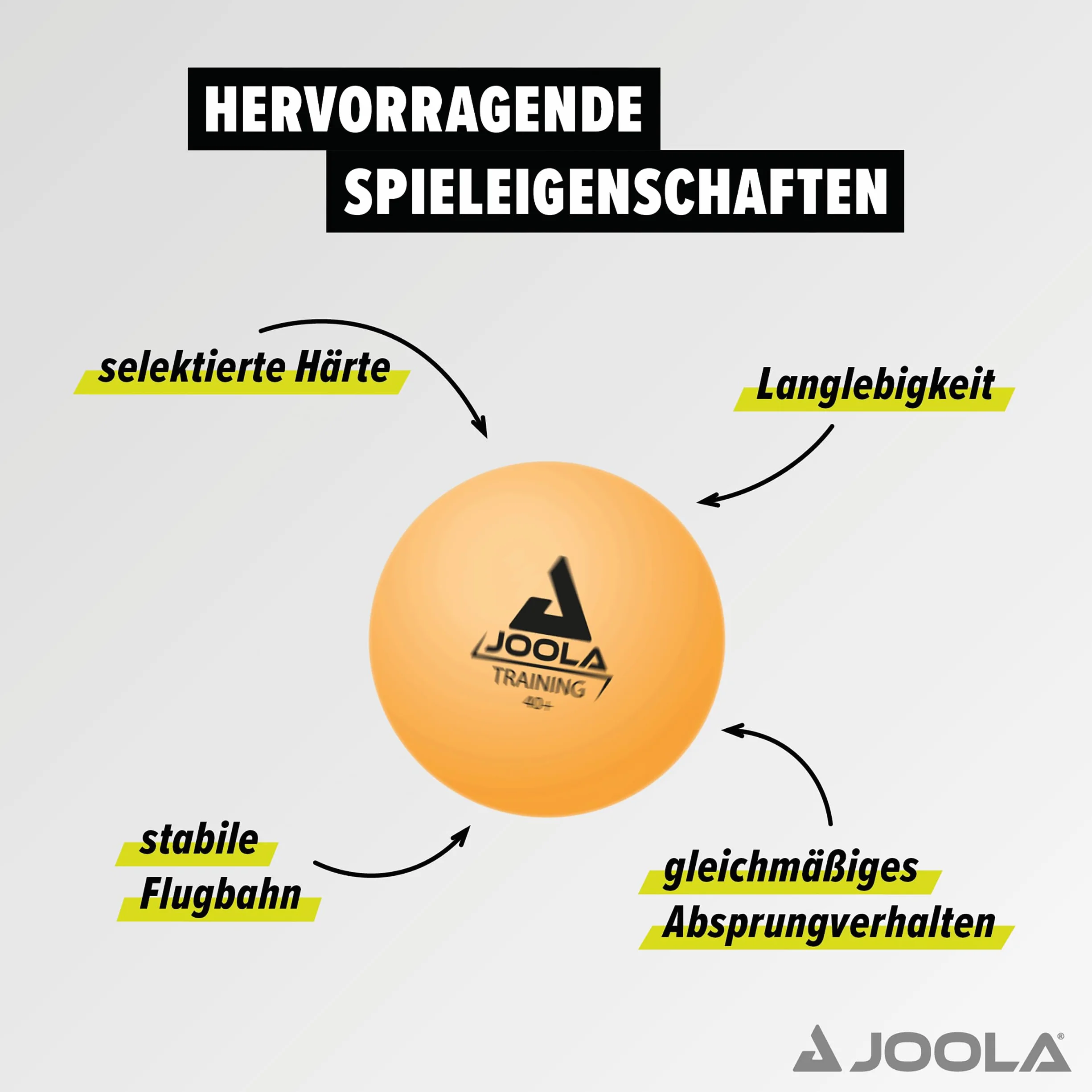 JOOLA 44280 Unisex – trening dla dorosłych 40+ piłek do tenisa stołowego, 120 szt., pomarańczowe, rozmiar uniwersalny