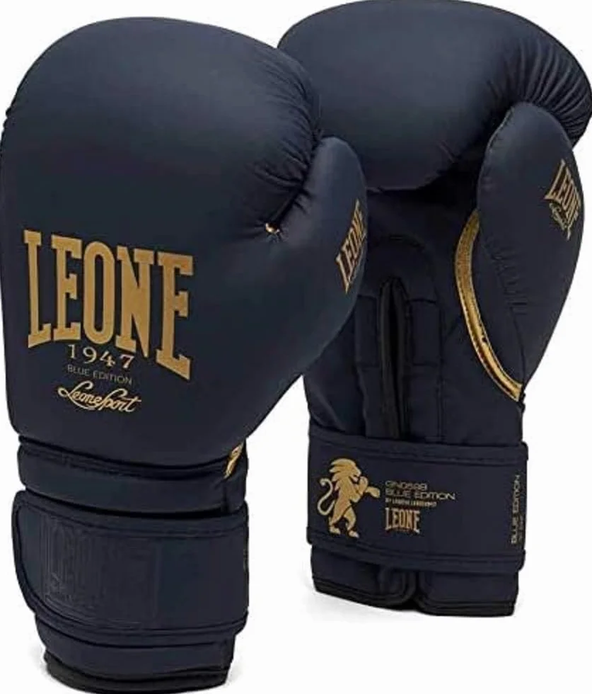 LEONE 1947, Rękawice bokserskie, Blue Edition, uniseks, dla dorosłych, niebieskie, GN059B