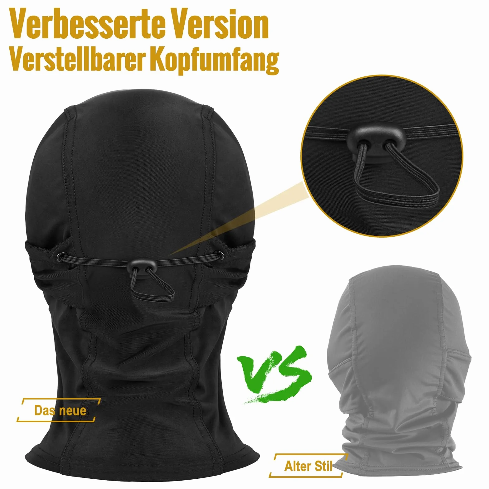 OneTigris Balaclava Mesh maska taktyczna, styl ninja, pełna maska na twarz do Airsoft