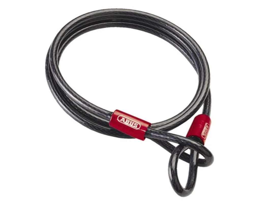 ABUS linka Cobra 10/200 stalowa pokryta tworzywem sztucznym 2 m 10 mm czarna