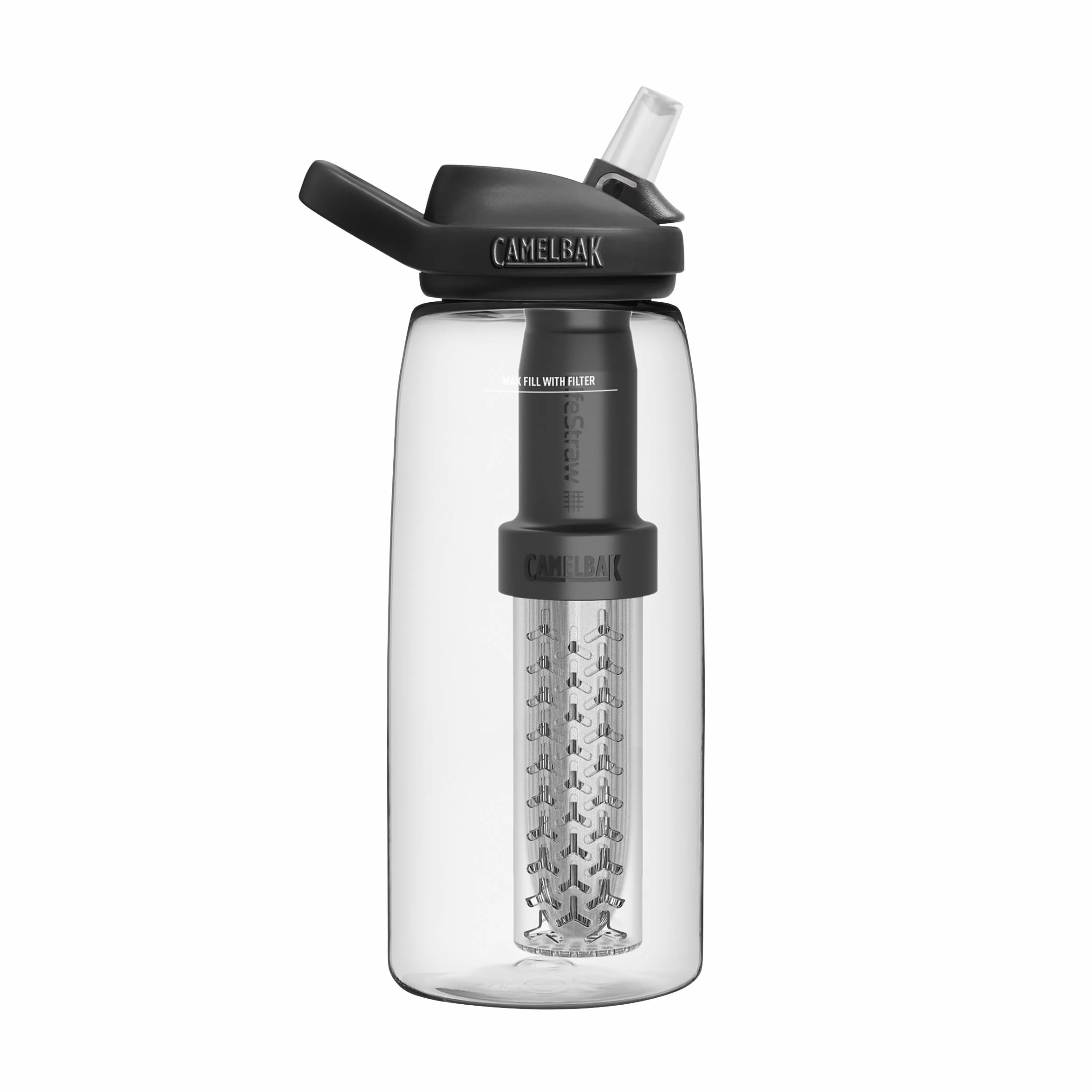 Camelbak Eddy+ Lifestraw 1L Butelka, Clear