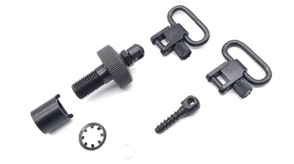 Trirock Heavy Duty 1.0'' Karabin Sling Swivels Mossberg 500 12 Ga and Maverick 88 Zestaw do montażu na rurce Magazyn Adapter do montażu