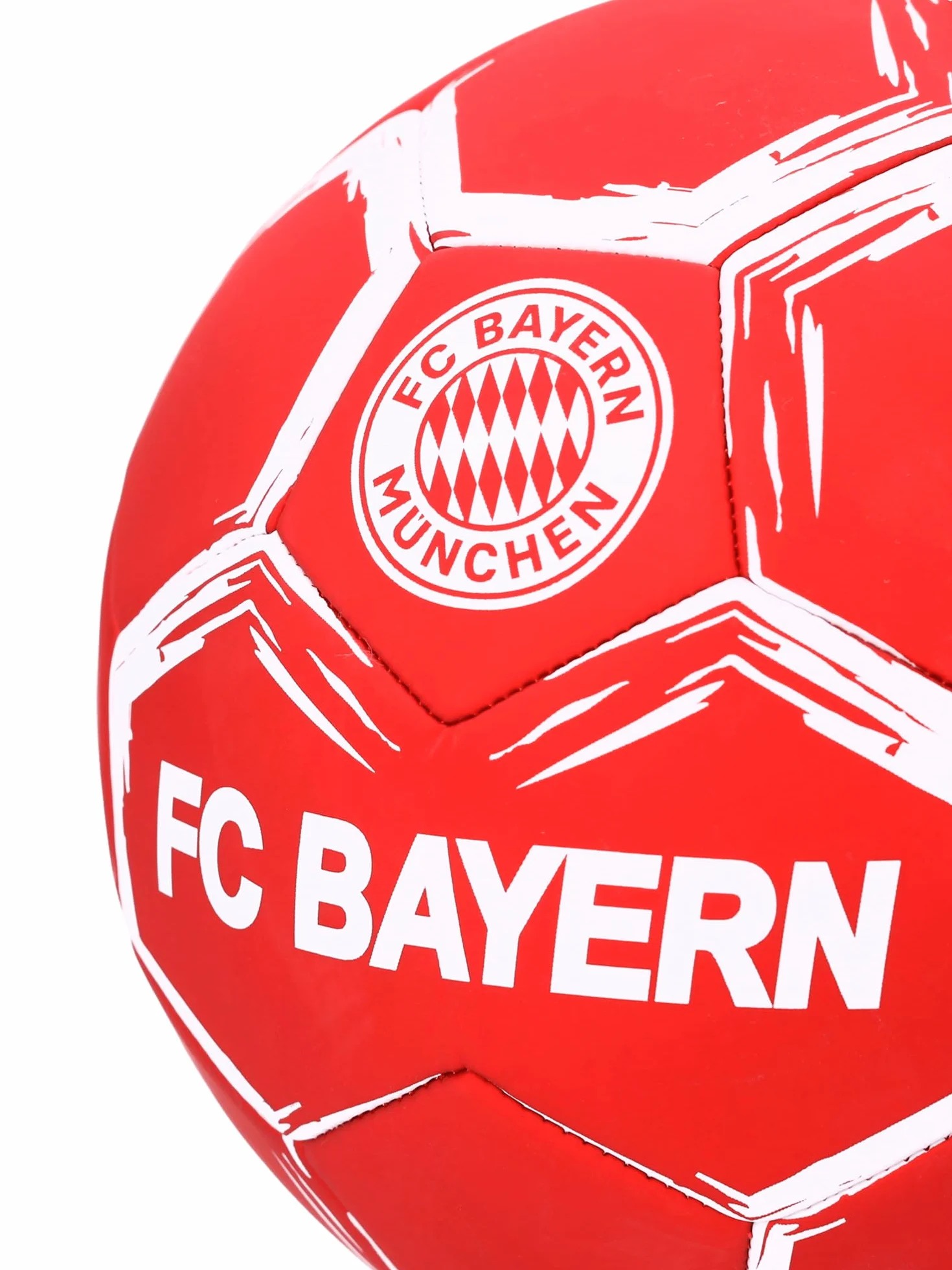 FC Bayern München piłka nożna rozmiar 5 czerwony biały