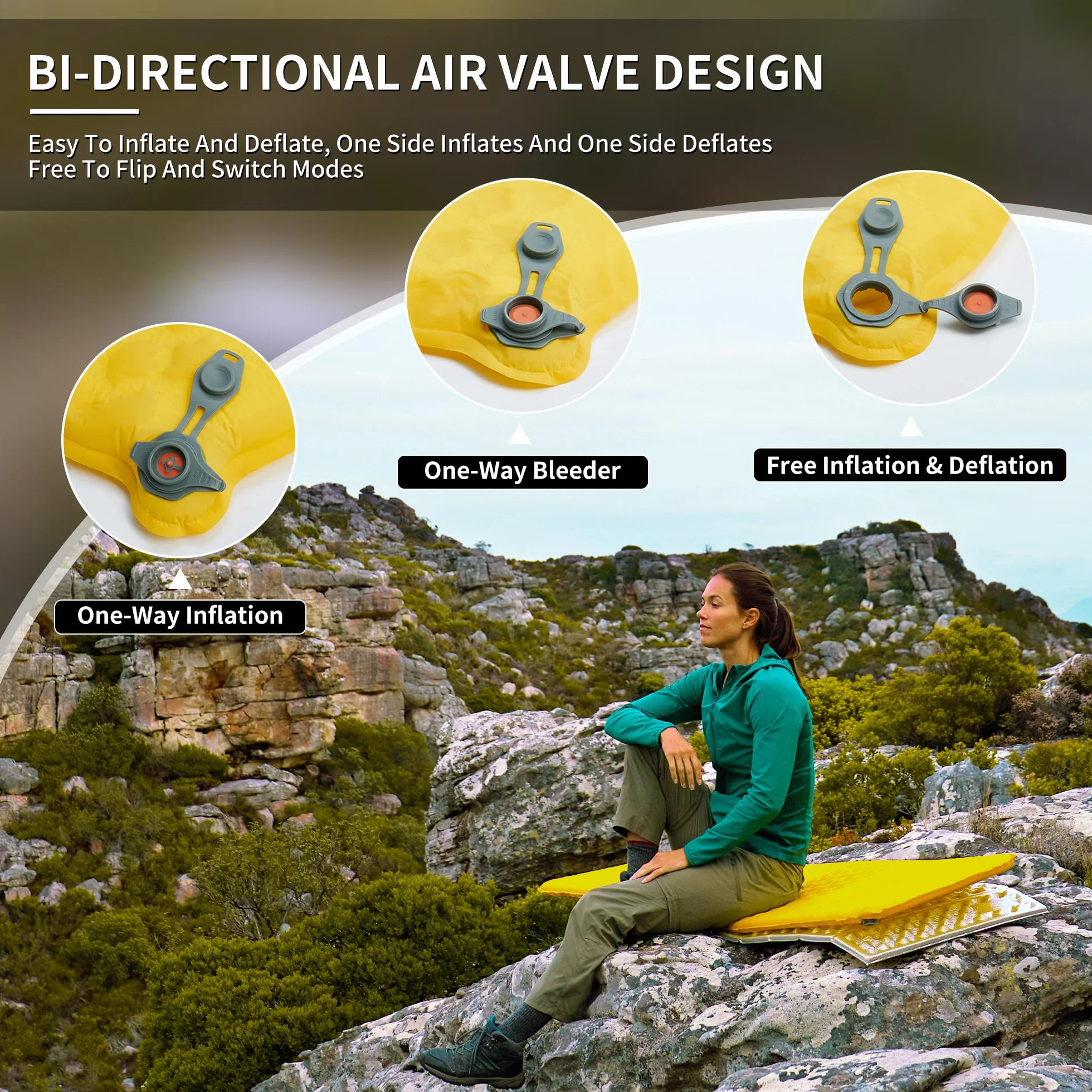 Naturehike Yugu Air Mattress samopompująca się karimata 3,5 cm kompaktowy lekki materac dmuchany na kemping trekking sport