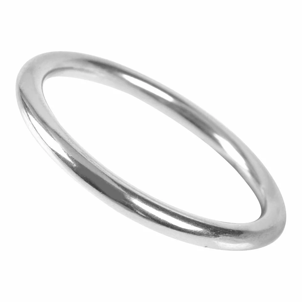 Okrągłe pierścienie O-ring, polerowana wysokowytrzymała, wytrzymała stal nierdzewna 304, gładko spawany pierścień narzędziowy (średnica 100 mm)