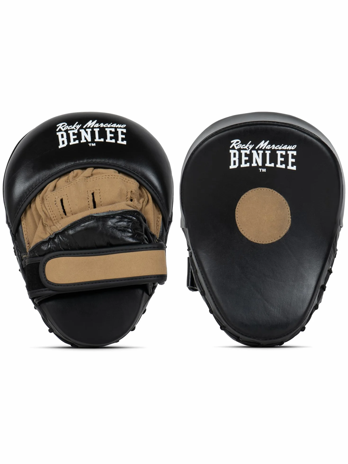 Benlee Moore Leather Trainer Hook&Jab Pads, uniseks, czarne, jeden rozmiar