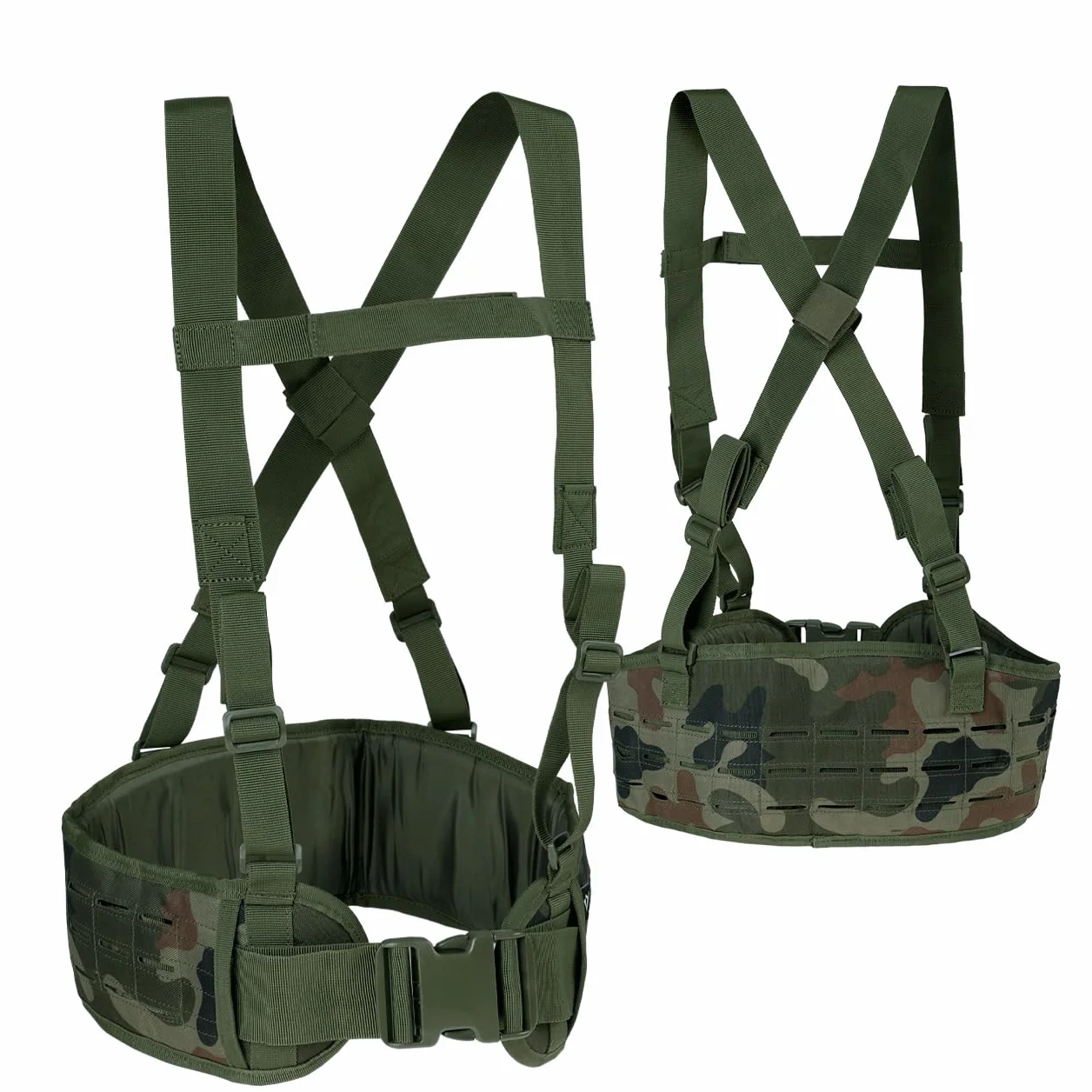 Pas Taktyczny Szelki Pasoszelki Do Ładownic Molle Laser Cut wz.93