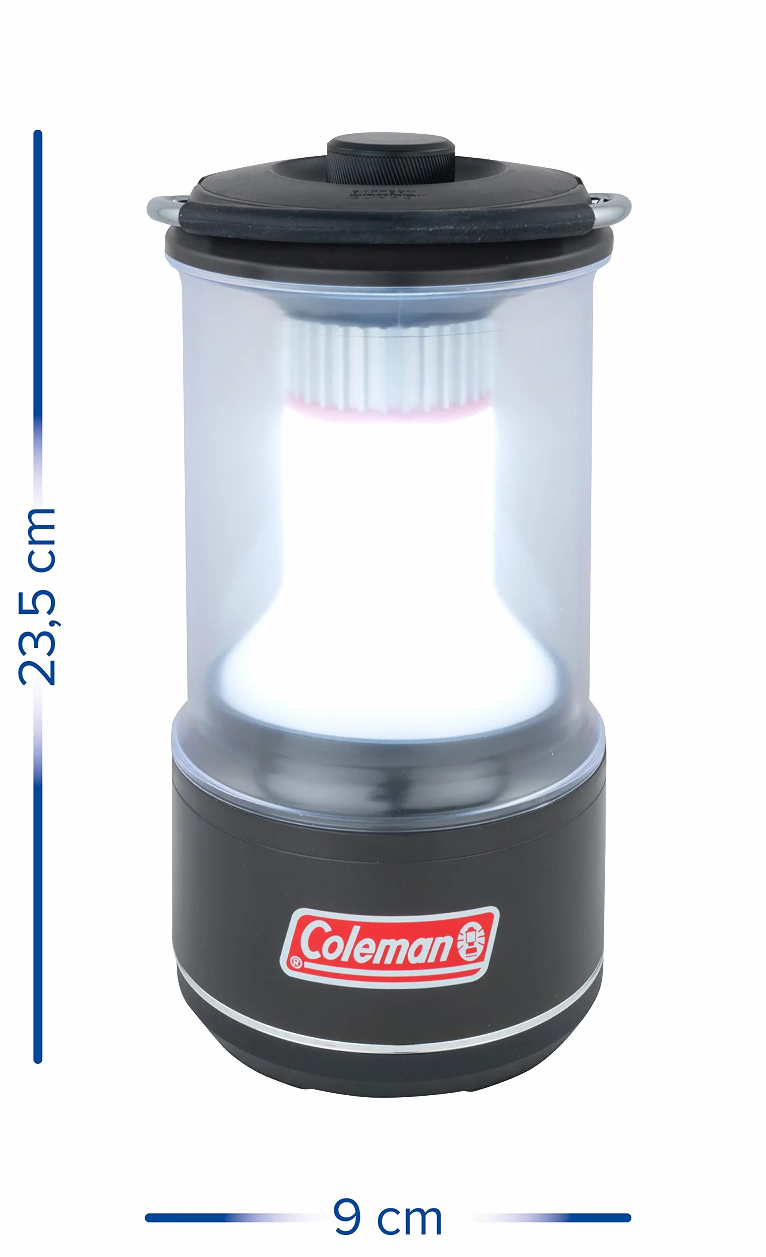 Coleman Latarnia LED Batteryguard lumenów, super jasna lampa LED Cree, przenośna kompaktowa lampa kempingowa