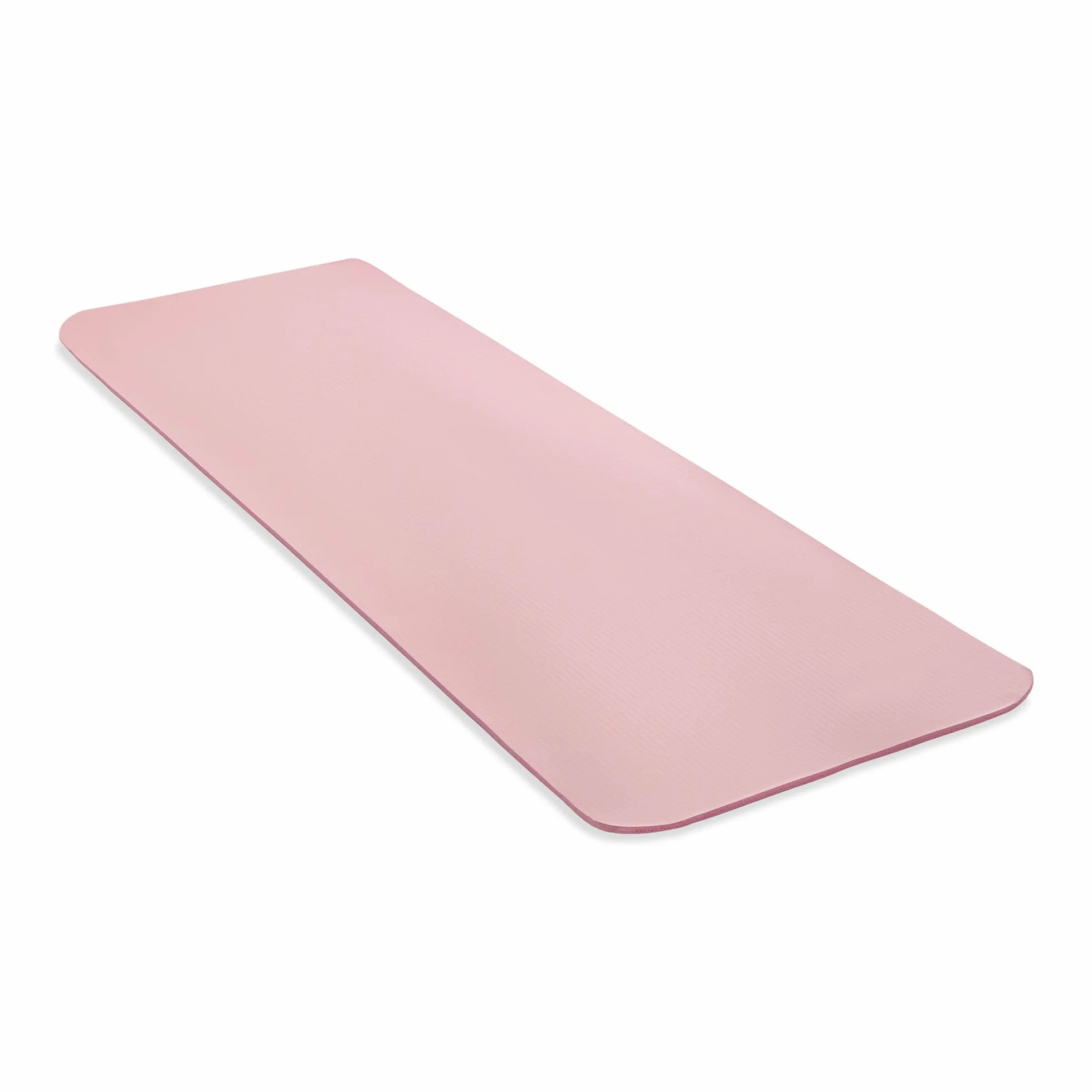 HyperMotion Mata do Ćwiczeń Fitness i Jogi NBR 183x61x0,8 cm Różowa, Antypoślizgowa, 8 mm, z Paskiem do Ćwiczeń i Przenoszenia, do Jogi, Pilatesu i Stretchingu