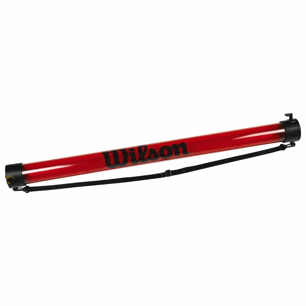 Wilson Tuba do zbierania piłek, Ball Pick Up Tube, zawiera do 18 piłek, czerwona, WRZ323800