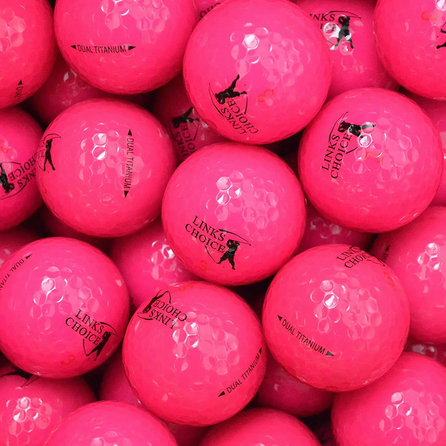 Links Choice Kolorowe optyczne piłki golfowe o wysokiej widoczności