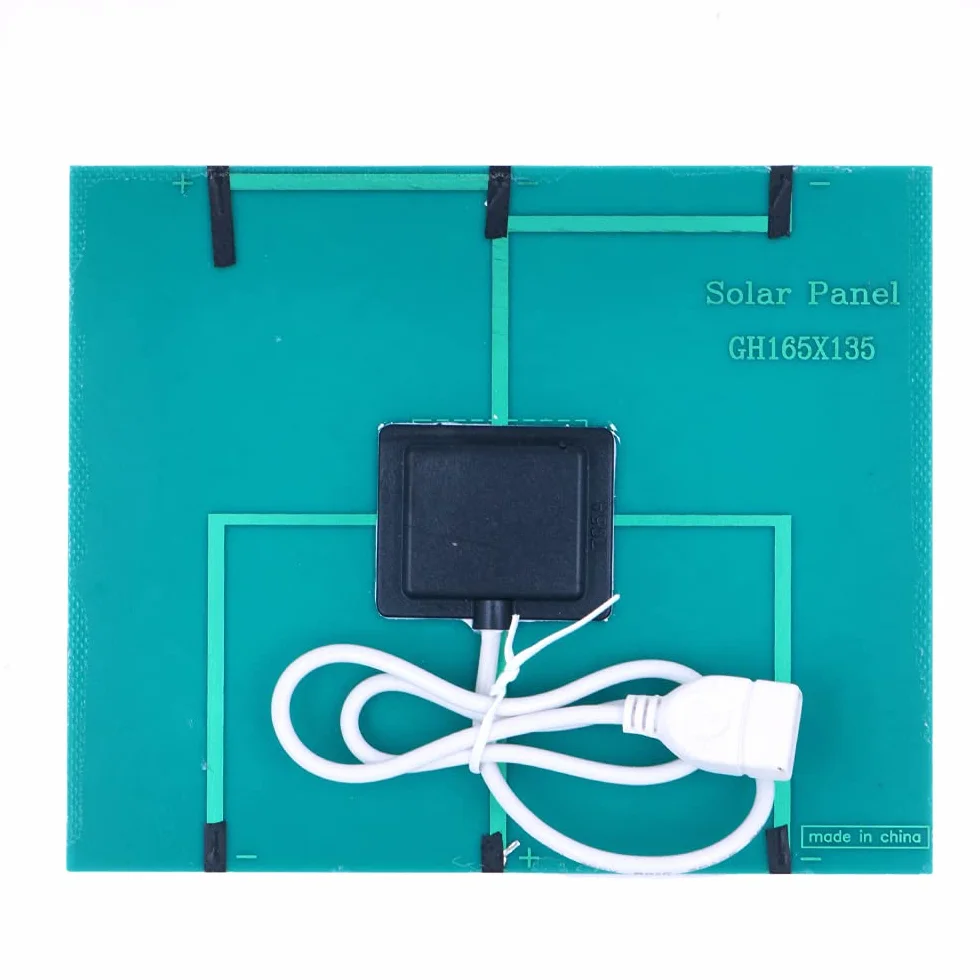 Zestaw mini paneli słonecznych 3,5 W 6 V USB ładowarka do domu kemping