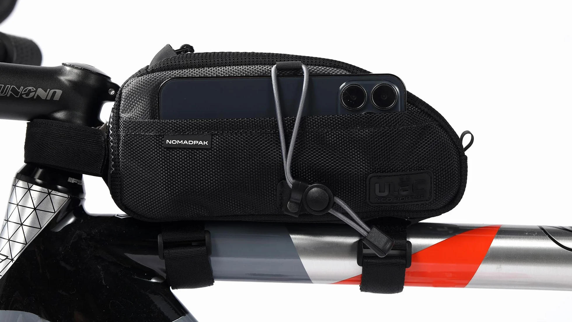 Torba na ramę rowerową akcesoria - torba rowerowa wodoodporna rama 1,2 l do przechowywania akcesoriów rowerowych torba na ramę MTB mocowanie górnej rury 18 x 9 x 5,5 cm na narzędzia rowerowe
