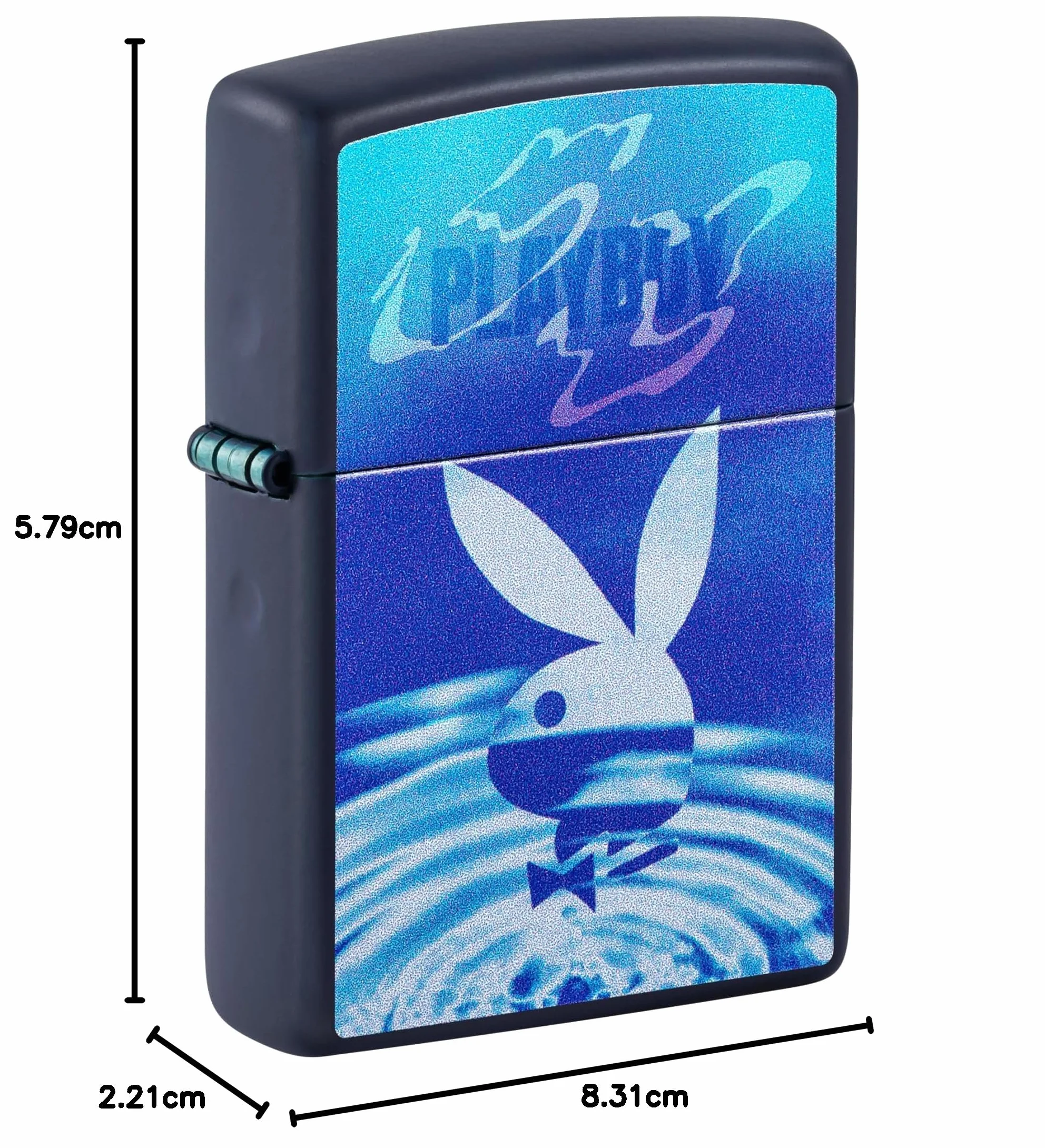 Zippo Playboy Zapalniczka Sztormowa Granatowa Matowa Wiatroodporna Wielokrotnego Użytku