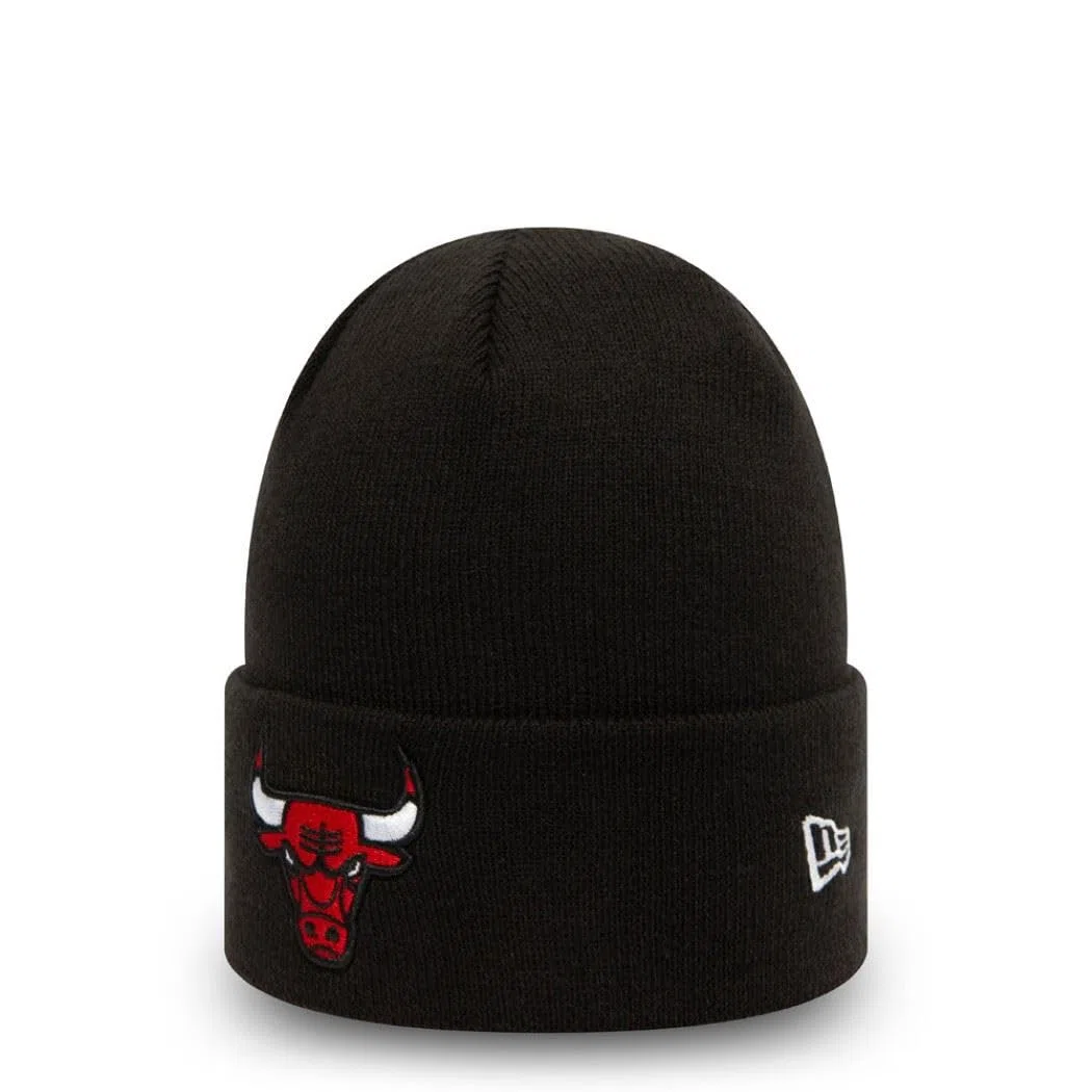 Chicago Bulls NBA Essential Cuff Knit Czarny Czapka Beanie New Era