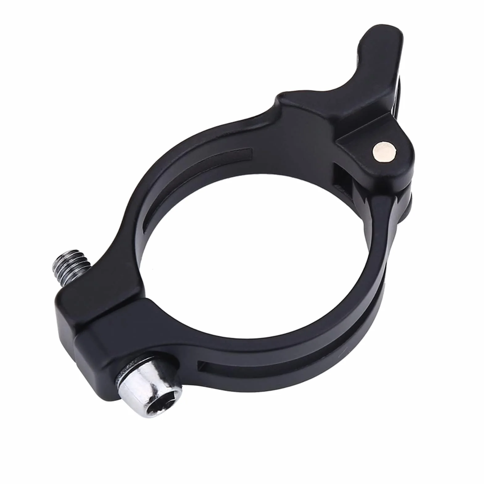 Przedni adapter przerzutki czarny 31,8 mm / 34,9 mm stop kabel stop rower górski przerzutka adapter zacisk