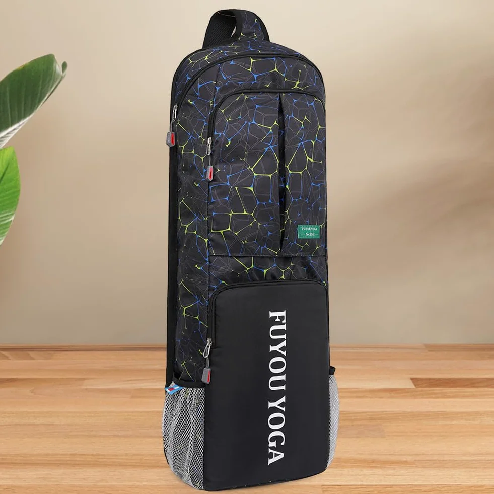 Wodoodporny worek na matę do jogi i pilatesu duża pojemność z kieszenią na zamek