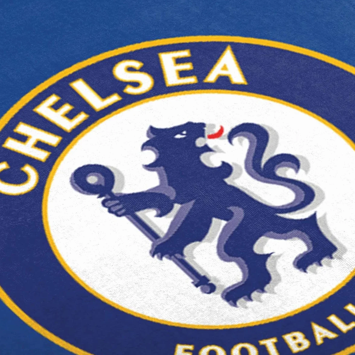 Chelsea FC Pulse ręcznik, niebieski, 140 cm x 70 cm