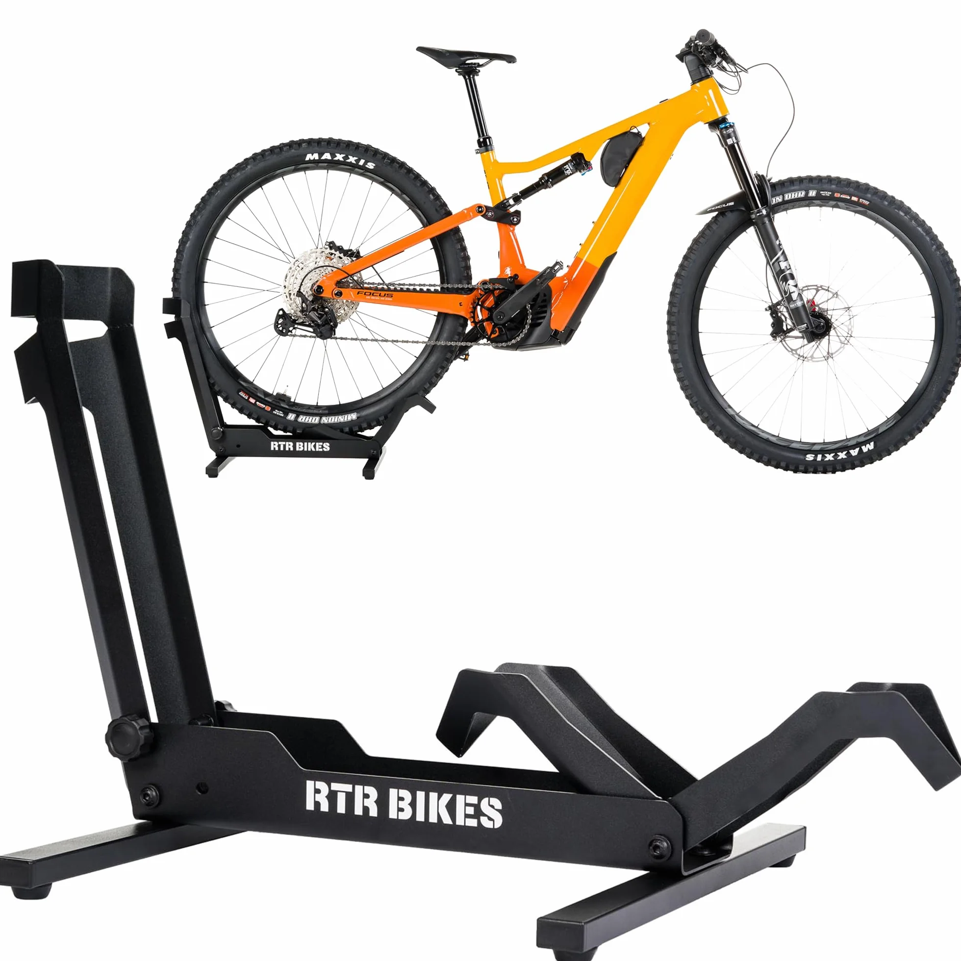 RTR BIKES Brutus Stojak Rowerowy Na Tylne Koło do 30kg Stalowa Konstrukcja 26-29" 2,8"